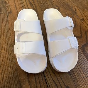 Mens Offbrand White Birkenstocks